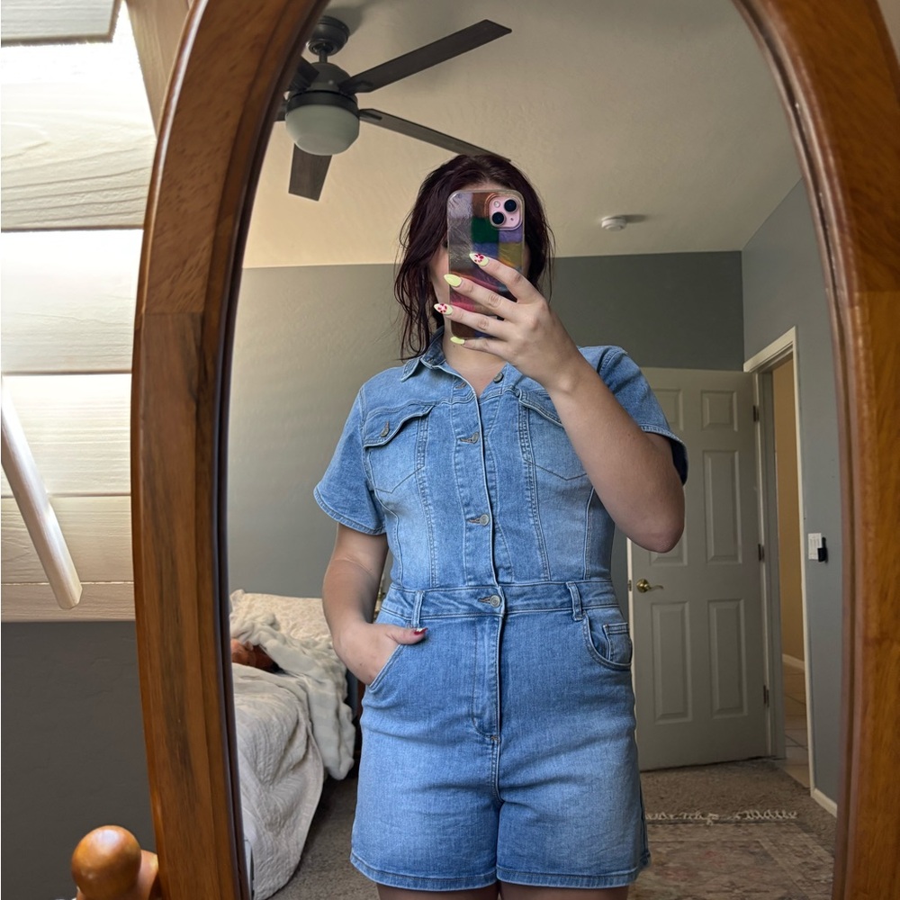 Altar'd State Light Blue Denim Jacket
